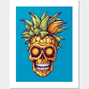 pineapple zombie Posters and Art